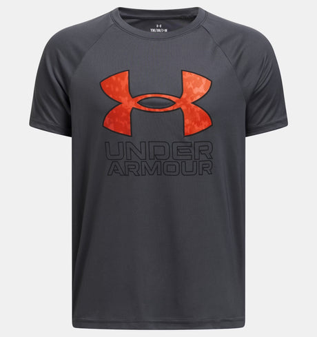 UA Youth Boys Tech Hybrid Print SS Tee - A&M Clothing & Shoes - Westlock