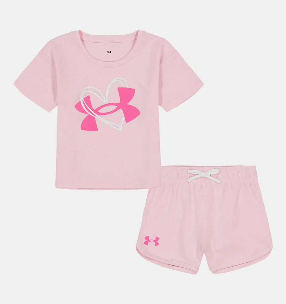 Under Armour Baby Girls Jersey Short Set - Under Armour - A&M Clothing & Shoes - Westlock AB