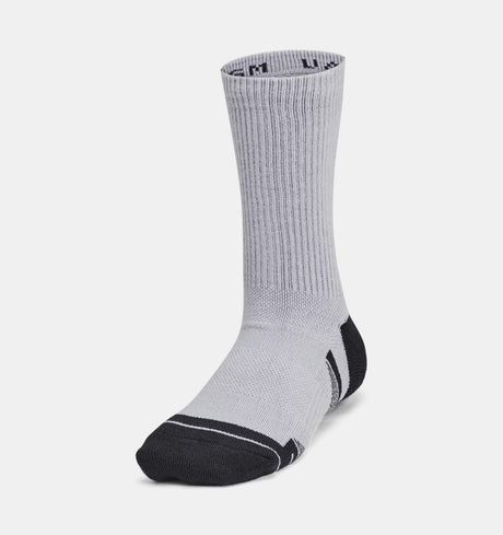Under Armour Boy/Girl Performance Tech 6PK Crew Socks - Mod Grey/Jet