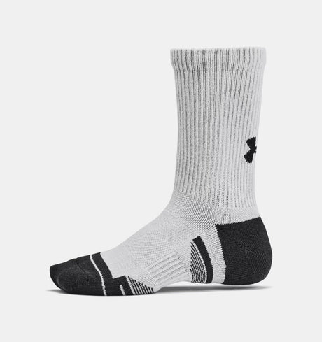 Under Armour Boy/Girl Performance Tech 6PK Crew Socks - Mod Grey/Jet