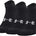 Under Armour Cotton 3PK Lo Cut Socks - Black