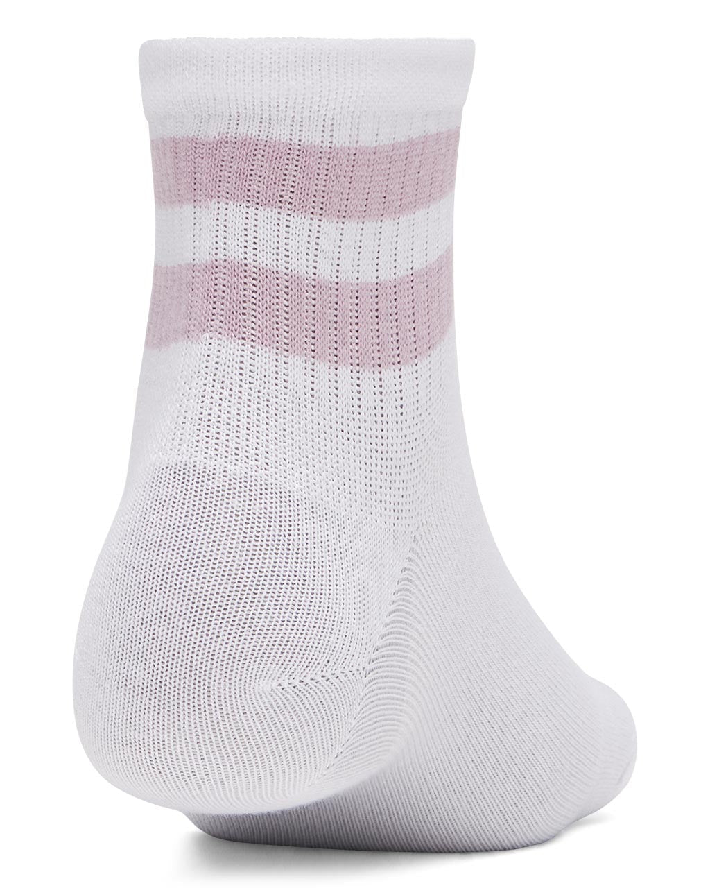 Under Armour Essential 6-Pack Quarter Socks - White/Pink