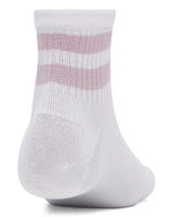 Under Armour Essential 6-Pack Quarter Socks - White/Pink