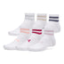 Under Armour Essential 6-Pack Quarter Socks - White/Pink