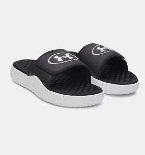 Under Armour Ignite Pro 8 Men's Slide Sandals - Black/White