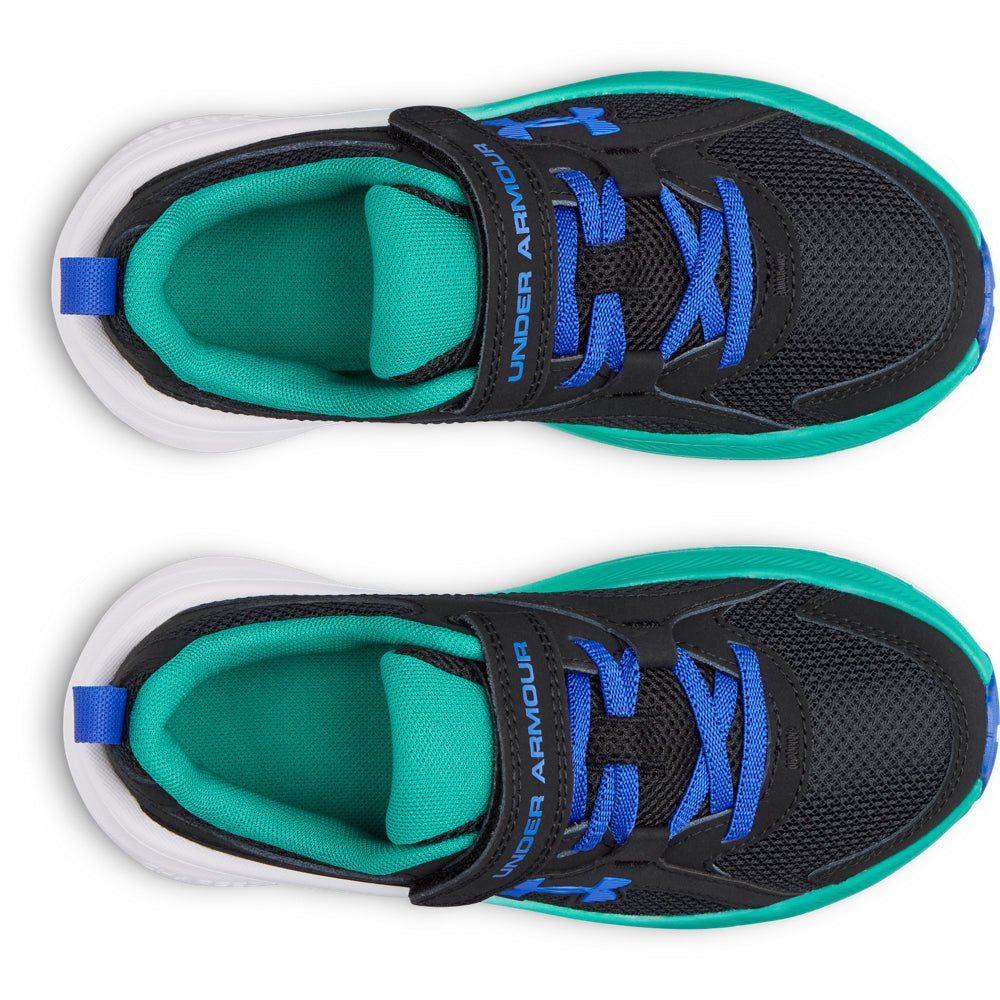 Under Armour Kids Boys Charged+ Assert 11 Running Shoes - Black/Geode