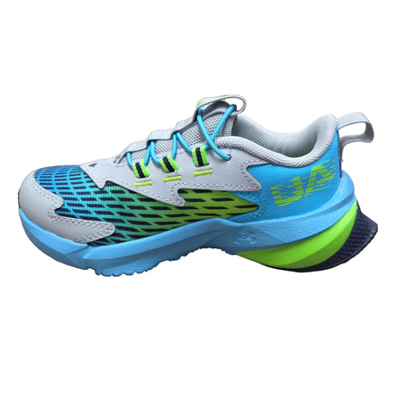 Under Armour Kids Boys Scramjet 7 Running Shoes - Grey/Green