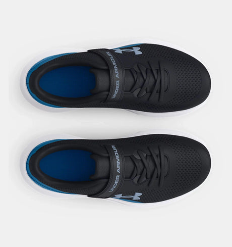 Under Armour Kids Boys Surge 3 Running Shoe - Black/Blue