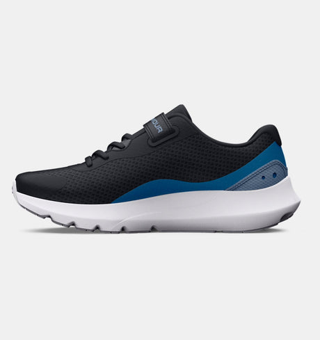 Under Armour Kids Boys Surge 3 Running Shoe - Black/Blue