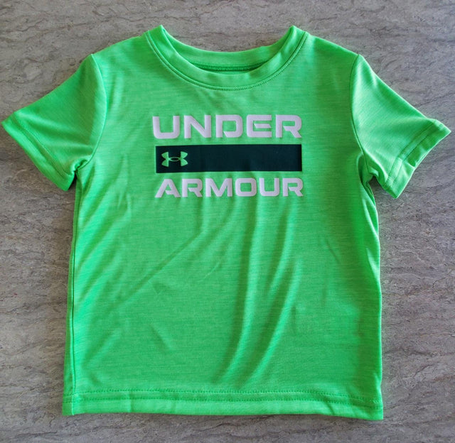 Under Armour Kids Boys Wordmark SS Tee - A&M Clothing & Shoes - Westlock