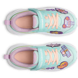 Under Armour Kids Girls Surge 5 Patches Running Shoes - Aqua Float