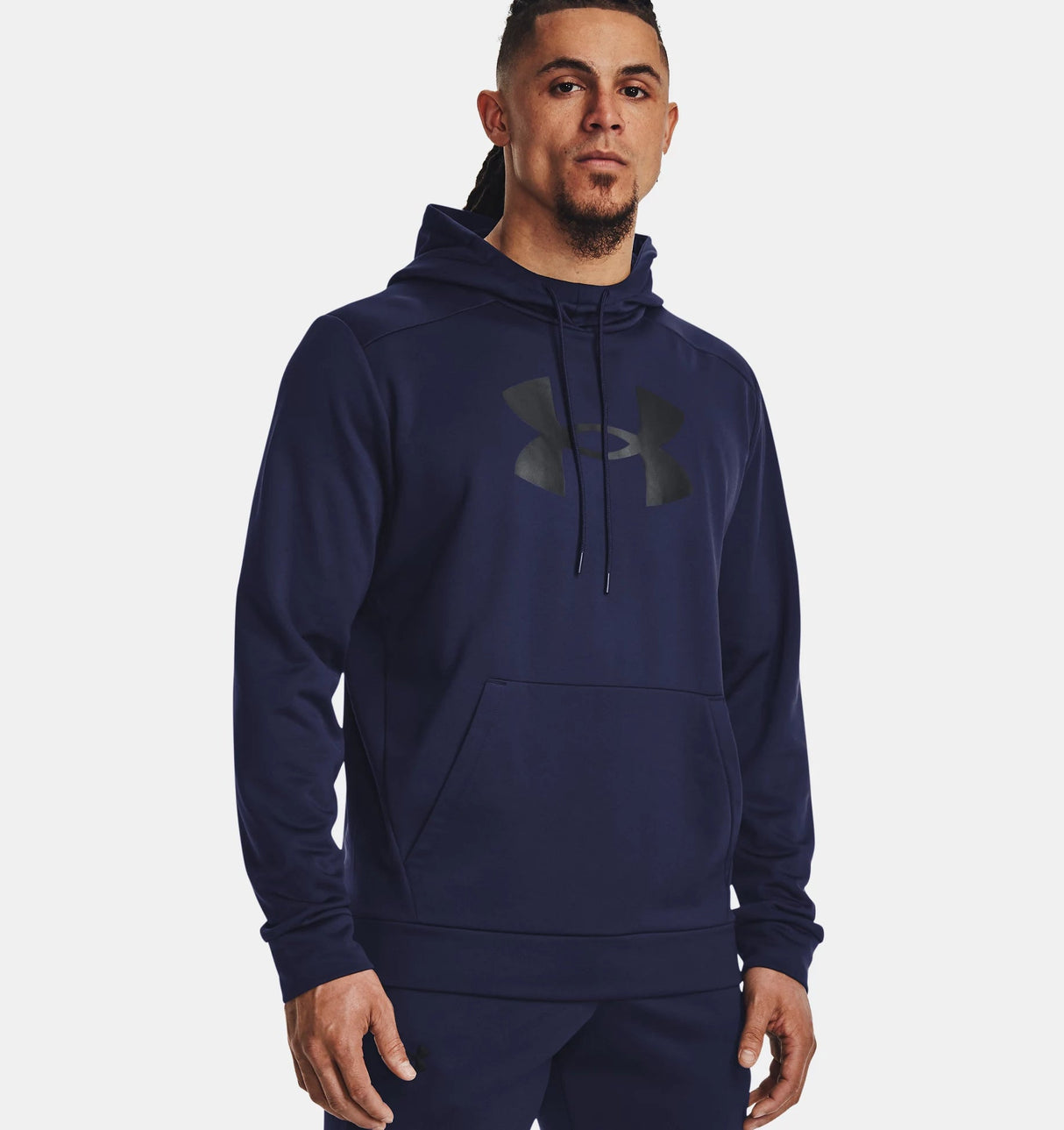 Under Armour Mens Big Logo Fleece Hoodie - A&M Clothing & Shoes - Westlock