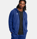 Under Armour Men's Fleece FZ Athletic Hoodie - Tech Blue