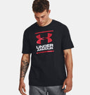 Under Armour Men's GL Foundation Short Sleeve Workout T-Shirt - Black/Red