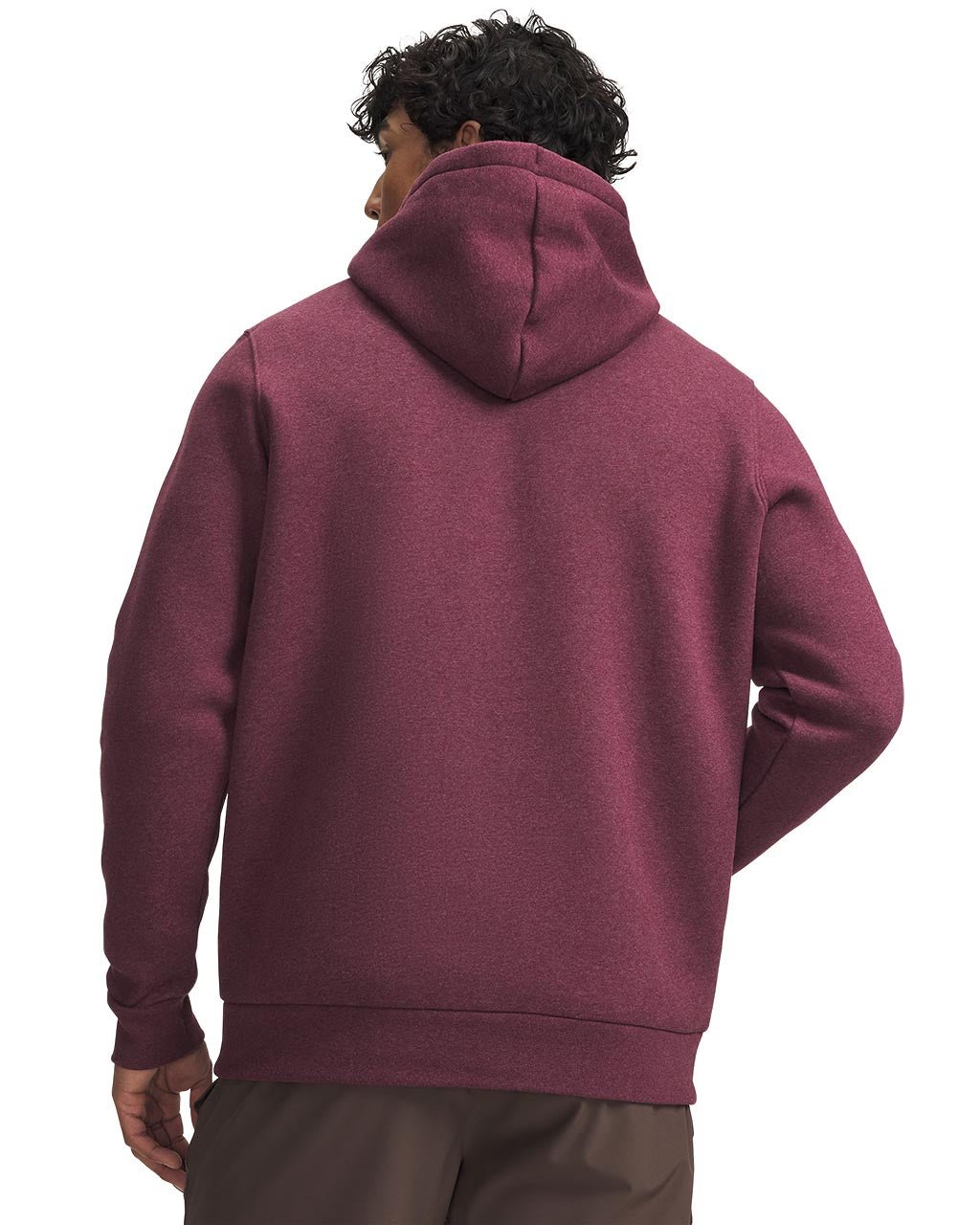 Under Armour Men's Icon Fleece Hoodie - Dark Maroon