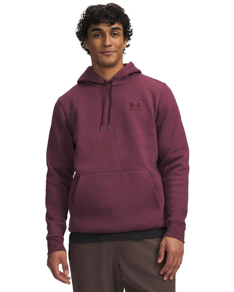 Under Armour Men's Icon Fleece Hoodie - Dark Maroon