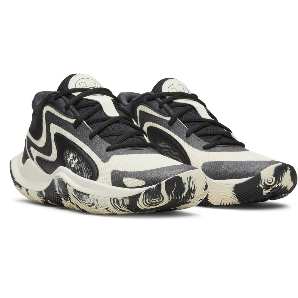 Under Armour Men's Jet '25 Basketball Shoes - Black/White