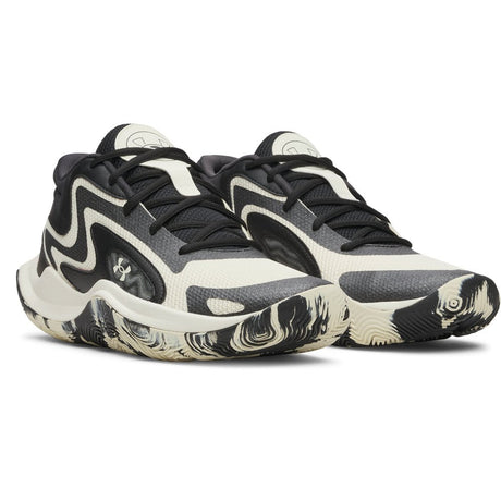 Under Armour Men's Jet '25 Basketball Shoes - Black/White