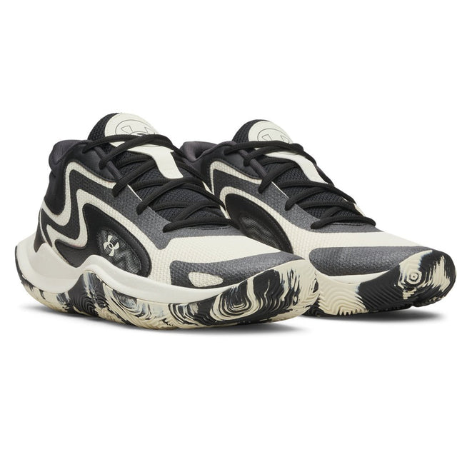 Under Armour Men's Jet '25 Basketball Shoes - Black/White