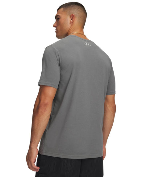 Under Armour Men's Left Chest SS Workout T-Shirt - Clay Green