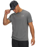 Under Armour Men's Left Chest SS Workout T-Shirt - Clay Green