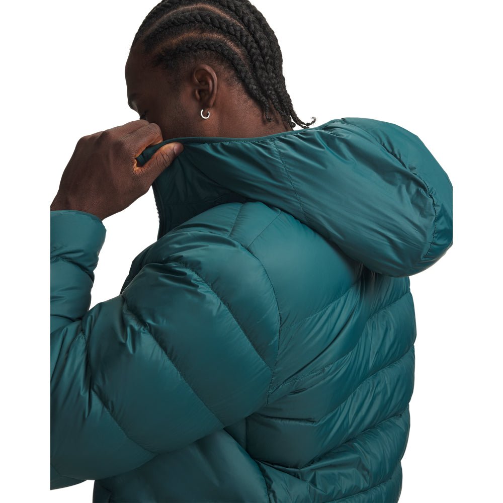 Under Armour Men's Legend Down Hooded Jacket - Arden Green