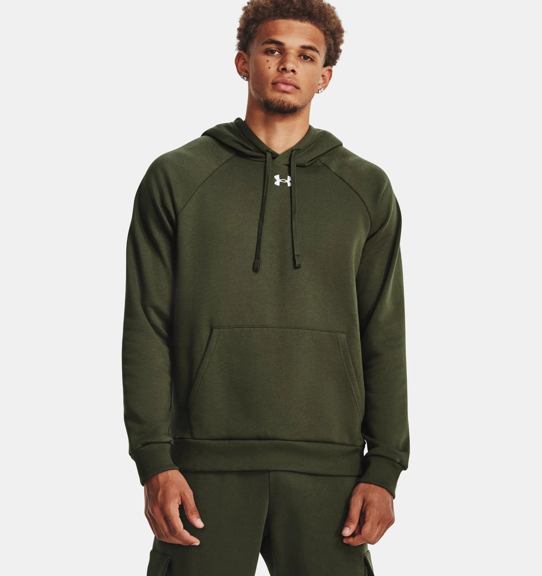 Under Armour Men s Rival Fleece Hoodie A M Westlock A M Clothing Shoes