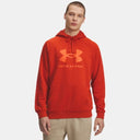 Under Armour Men's Rival Fleece Logo Hoodie - Surplus Orange