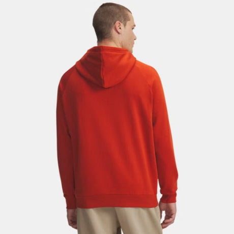 Under Armour Men's Rival Fleece Logo Hoodie - Surplus Orange