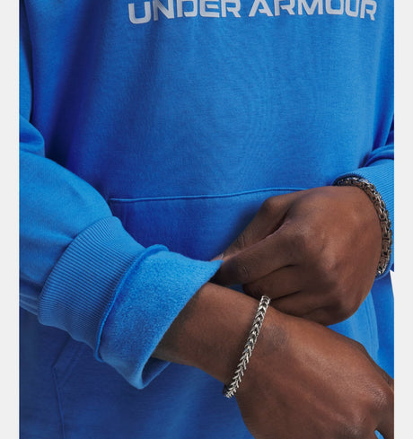 Under Armour Men's Rival Fleece Logo Hoodie - Blue Atlantis