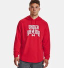 Under Armour Men's Rival Terry HD Athletic Hoodie - Red/White
