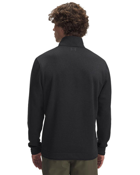 Under Armour Men's SweaterFleece 1/4 Zip - Black