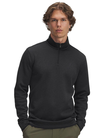Under Armour Men's SweaterFleece 1/4 Zip - Black