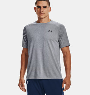 Under Armour Men's Tech 2.0 SS Workout T-Shirt - Steel