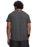 Under Armour Men's Tech Textured SS Workout T-Shirt - Black