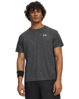 Under Armour Men's Tech Textured SS Workout T-Shirt - Black