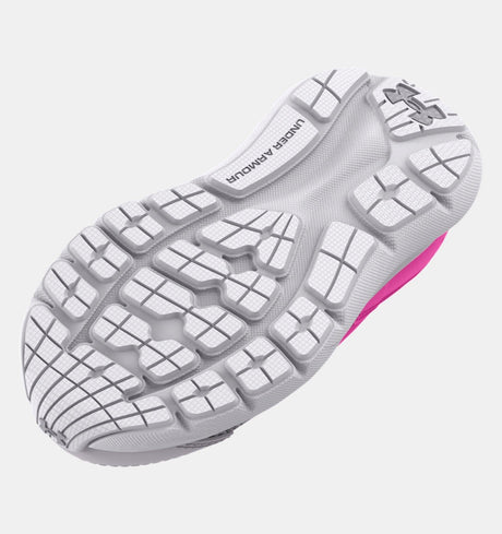 Under Armour Toddler Surge 3 Running Shoe - Pink/Grey