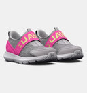 Under Armour Toddler Surge 3 Running Shoe - Pink/Grey