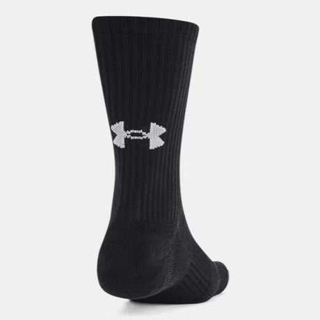 Under Armour Training Cotton Crew 6pk Athletic Socks - Black