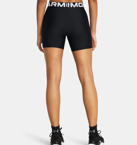 Under Armour Women's HG Middy Shorts - Black/White