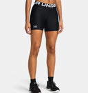 Under Armour Women's HG Middy Shorts - Black/White