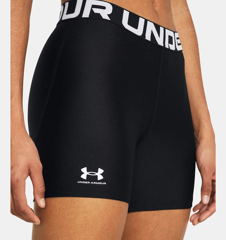 Under Armour Women's HG Middy Shorts - Black/White