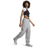 Under Armour Women's Icon Fleece Gym Pants - Mod Grey