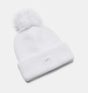 Under Armour Women's Infrared Pom Beanie - White