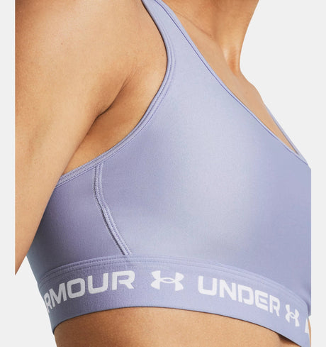 Under Armour Women's Mid Crossback Bra - Celeste