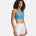 Under Armour Women's Mid Crossback Heather Sports Bra - Ether Blue