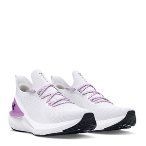 Under Armour Women's Quicker Running Shoe - White/Purple
