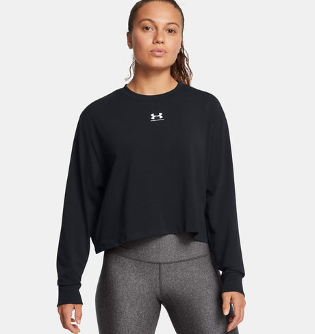 Under Armour Women's Rival Boxy LS T-Shirt - A&M Clothing & Shoes - Westlock