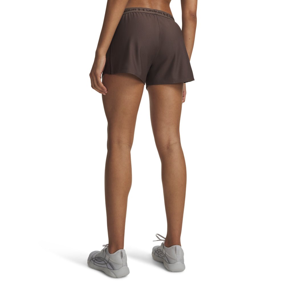 Under Armour Women's Tech Play Up 3" Shorts - Peppercorn