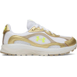 Under Armour Women's Tech Runner Running Shoes - White/Gold